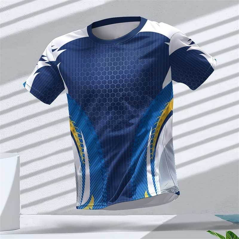 Xu Xin Table Tennis - Geometric Graphic 3D Printed Sports T