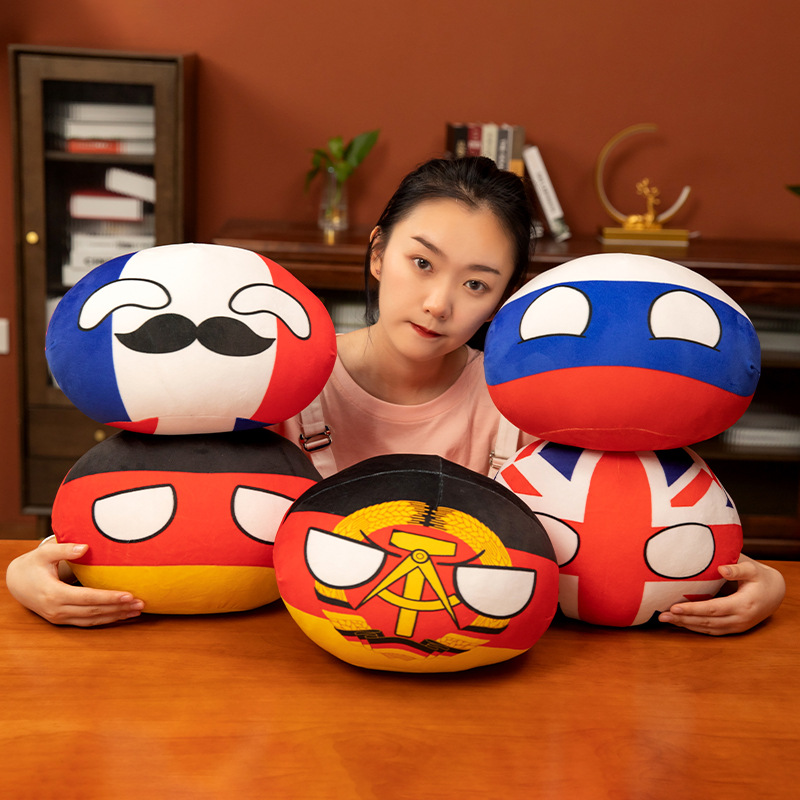 Table Tennis France - 10-30cm Kawaii Polandball Plush Toys USA