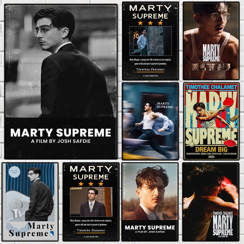 Table Tennis Illustration - Marty Supreme Table Tennis Sports Movie