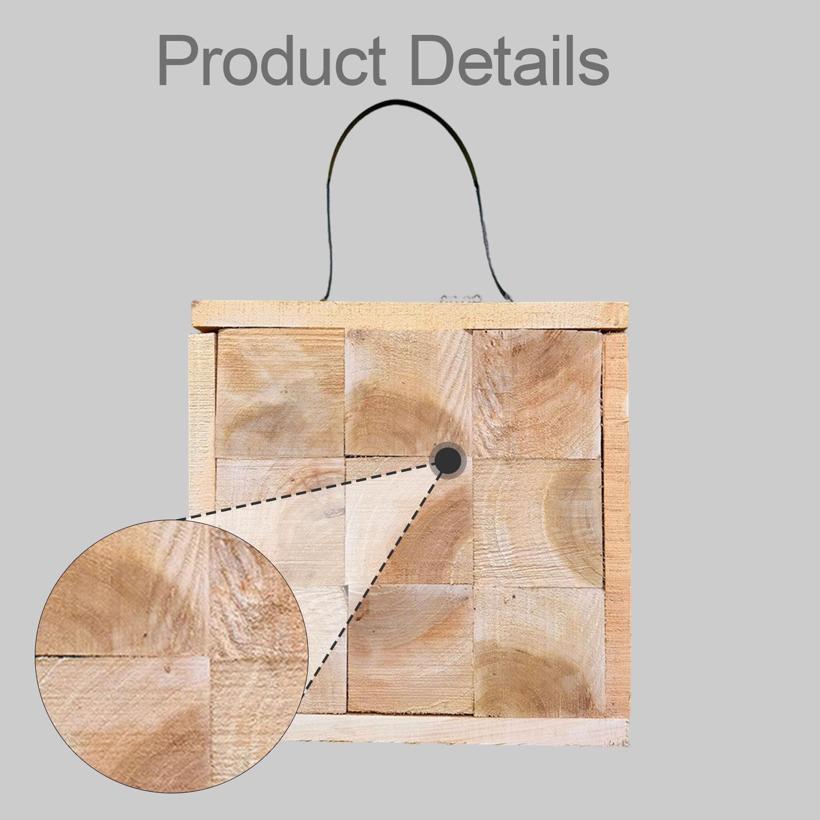 Practice Target Board - Lightweight Wood Target Durable Puncture Resistant