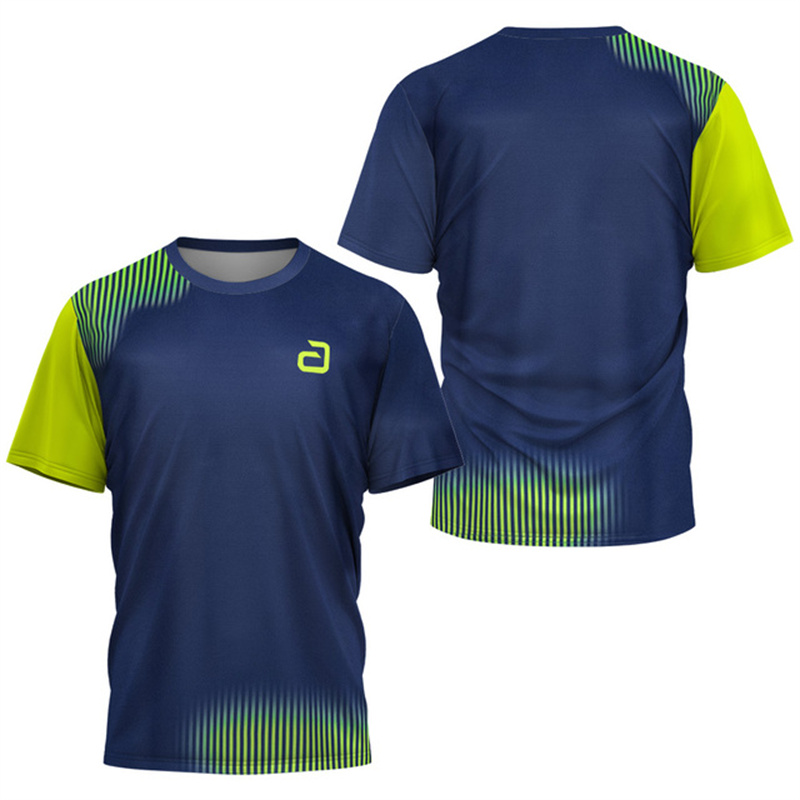 Xu Xin Table Tennis - Men Table Tennis T-Shirt Undercurrent Pattern