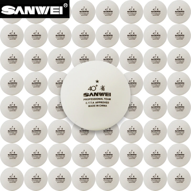 Table Tennis In Chinese - SANWEI 100pcs/pack 40+ Table Tennis Balls