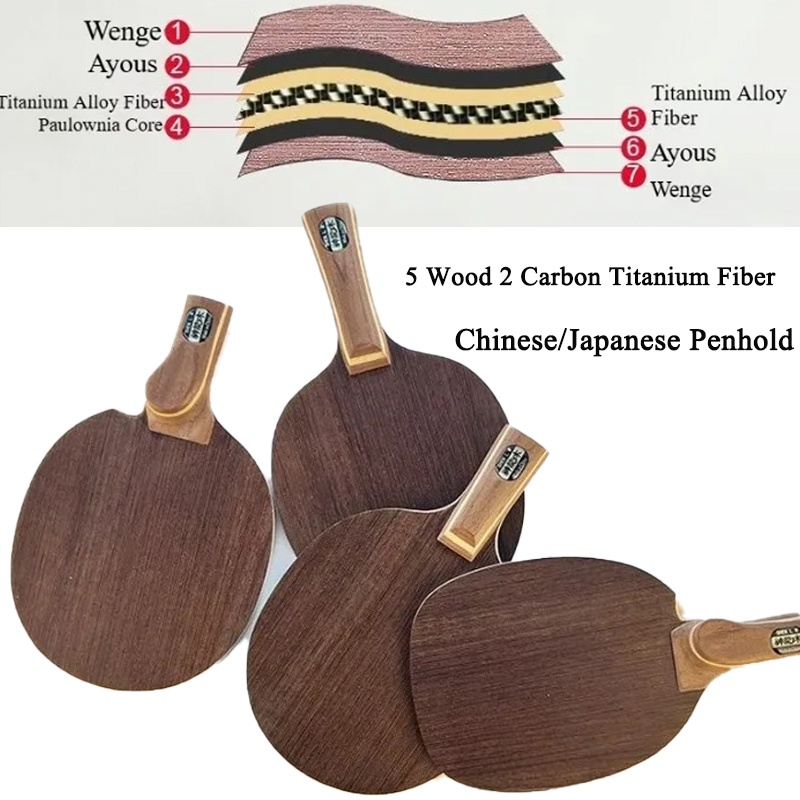 Table Tennis In Chinese - Table Tennis Blade Chinese/Japanese Penhold 5