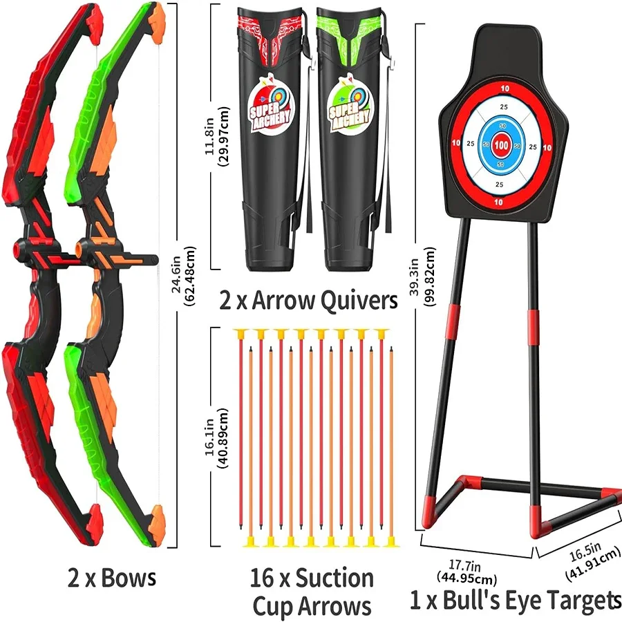 Practice Target Board - MQUDUO Dual Archery Practice Set with