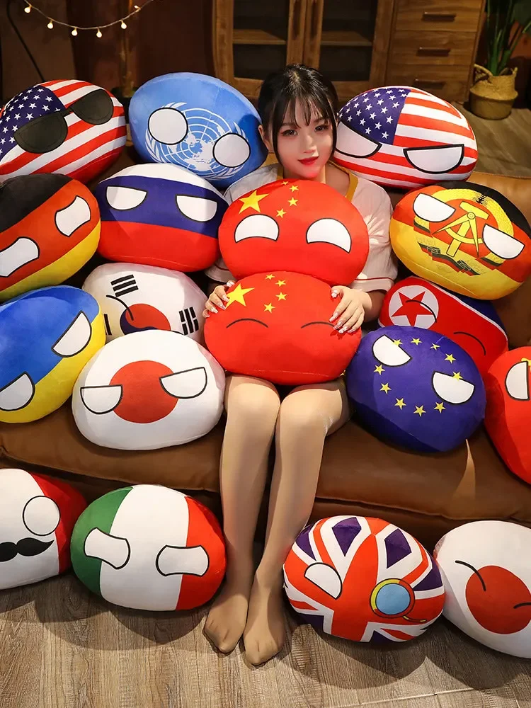 Table Tennis France - Country Ball Toys Plush Polandball Hand