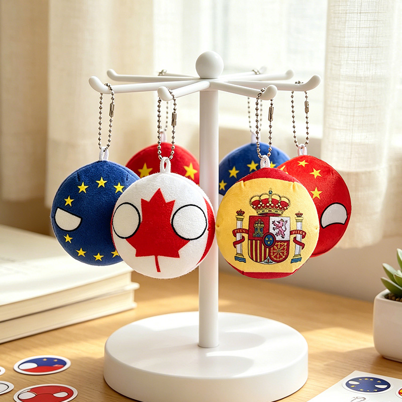 10cm Kawaii Polandball Plush T - Table Tennis France recension och pris