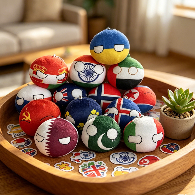 10cm Kawaii Polandball Plush T - Table Tennis France recension och pris
