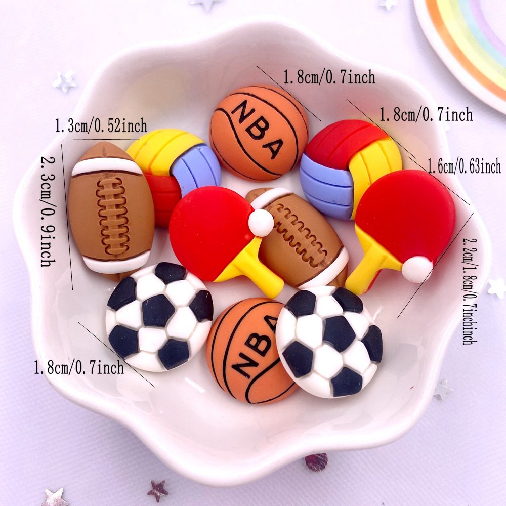 Colorful Resin Football basket - Table Tennis Illustration recension och pris