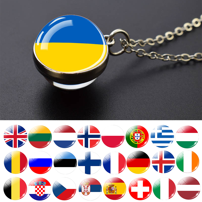 Europe Countries Flag Glass Ba - Table Tennis France recension och pris