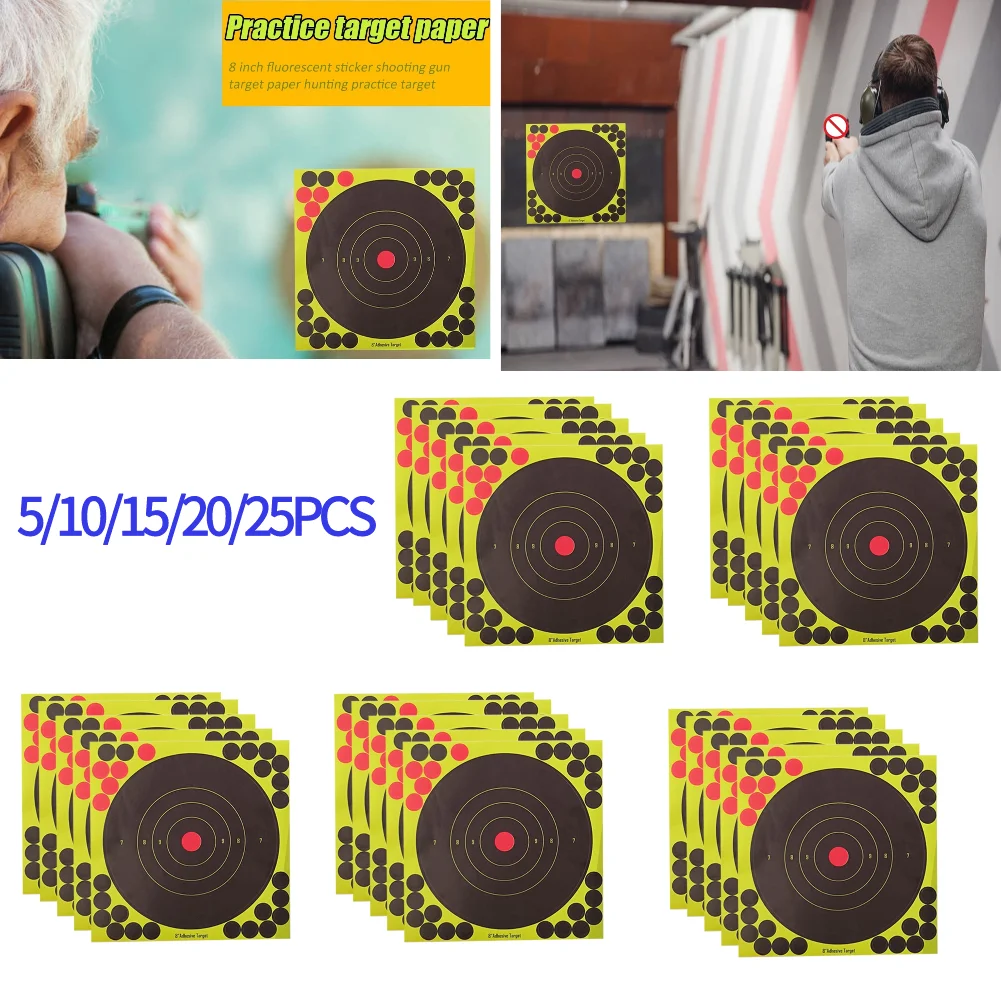 5/10/15/20/25PCS 8-inch Splatt - Practice Target Board recension och pris