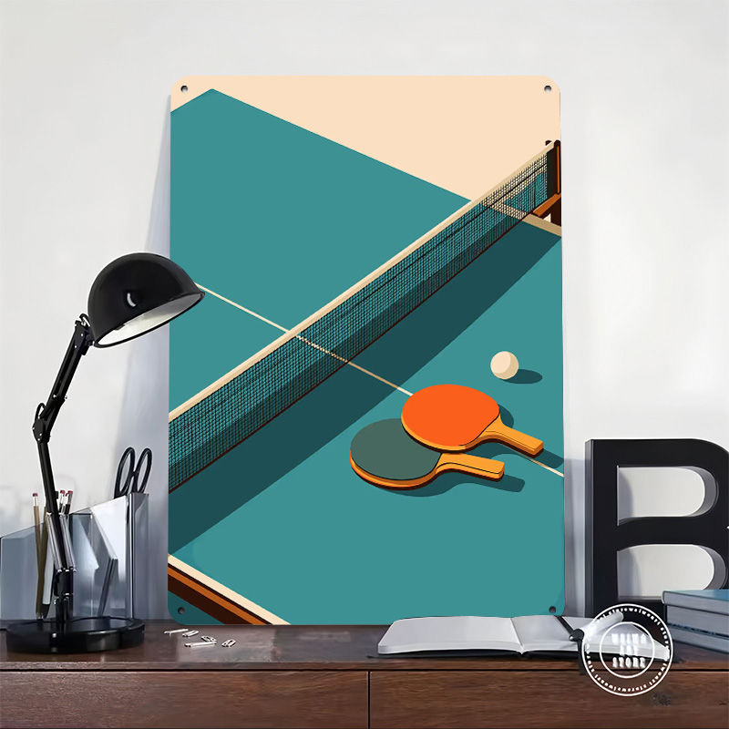 Table Tennis Still Life Illust - Table Tennis Illustration recension och pris