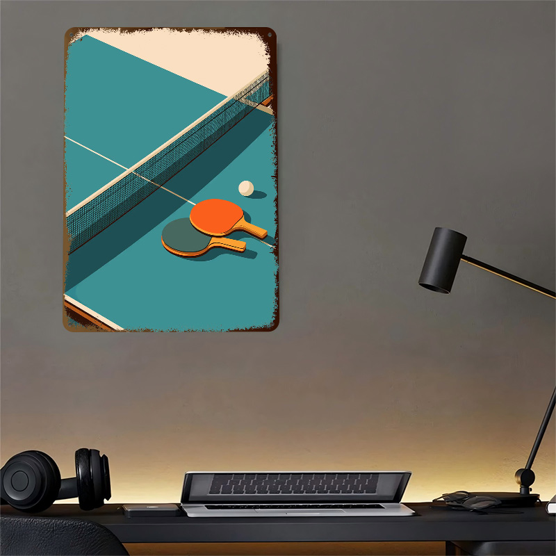Table Tennis Still Life Illust - Table Tennis Illustration recension och pris