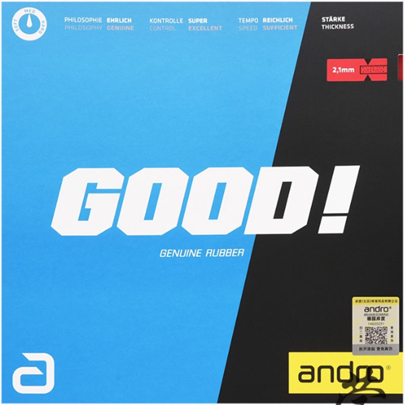 Andro GOOD Table Tennis Rubber - Table Tennis Market recension och pris