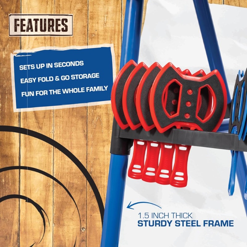 Steel Frame Axe Throwing Targe - Practice Target Board recension och pris