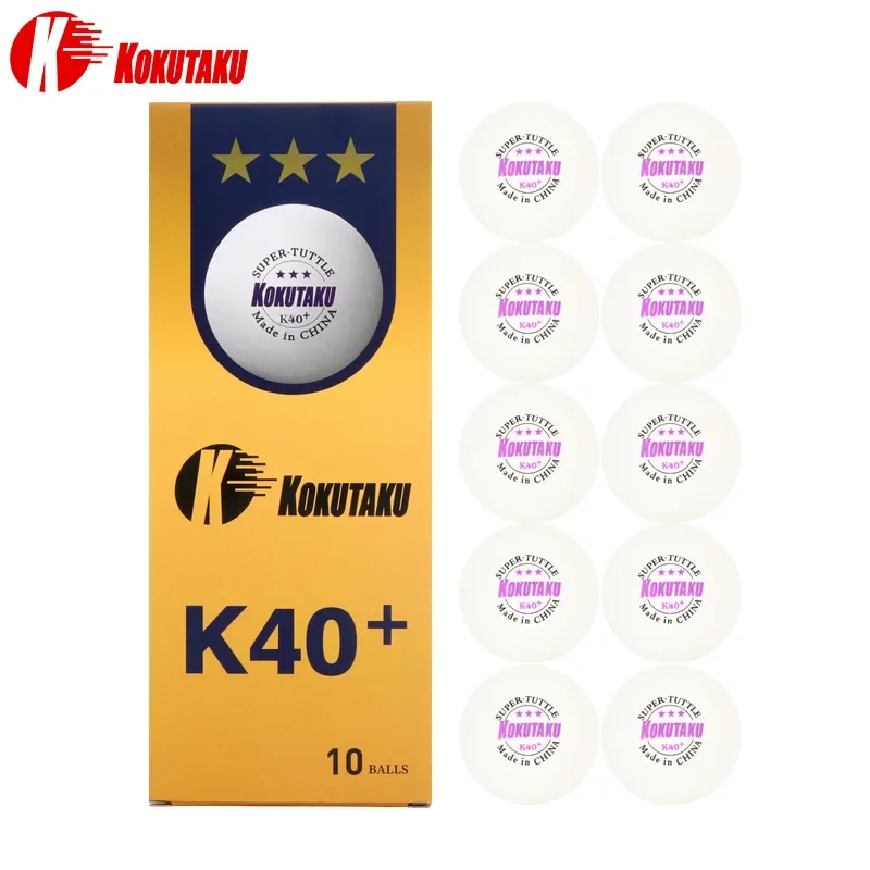 Clearance Kokutaku K40+ 3-Star - Table Tennis Tournament recension och pris