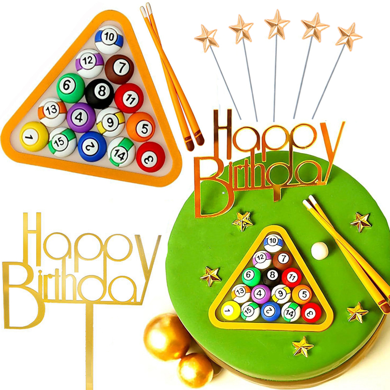 Billiard Ball Cake Decoration  - Table Tennis Market recension och pris
