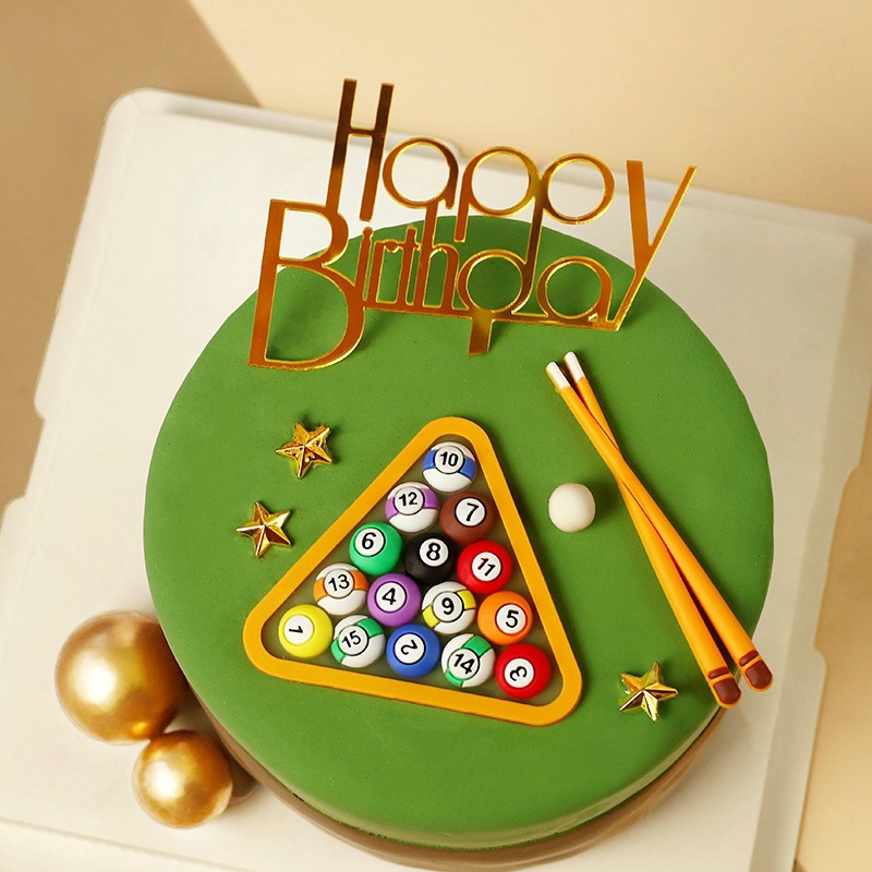 Billiard Ball Cake Decoration  - Table Tennis Market recension och pris