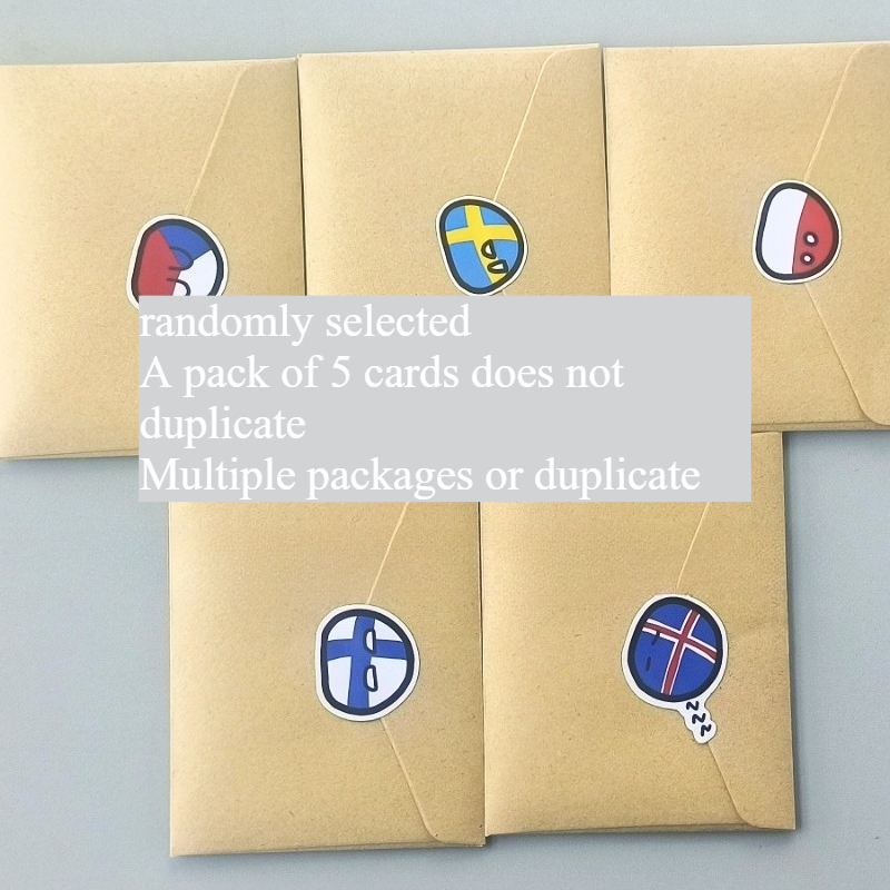 5pcs Countryballs Card Doll UK - Table Tennis France recension och pris