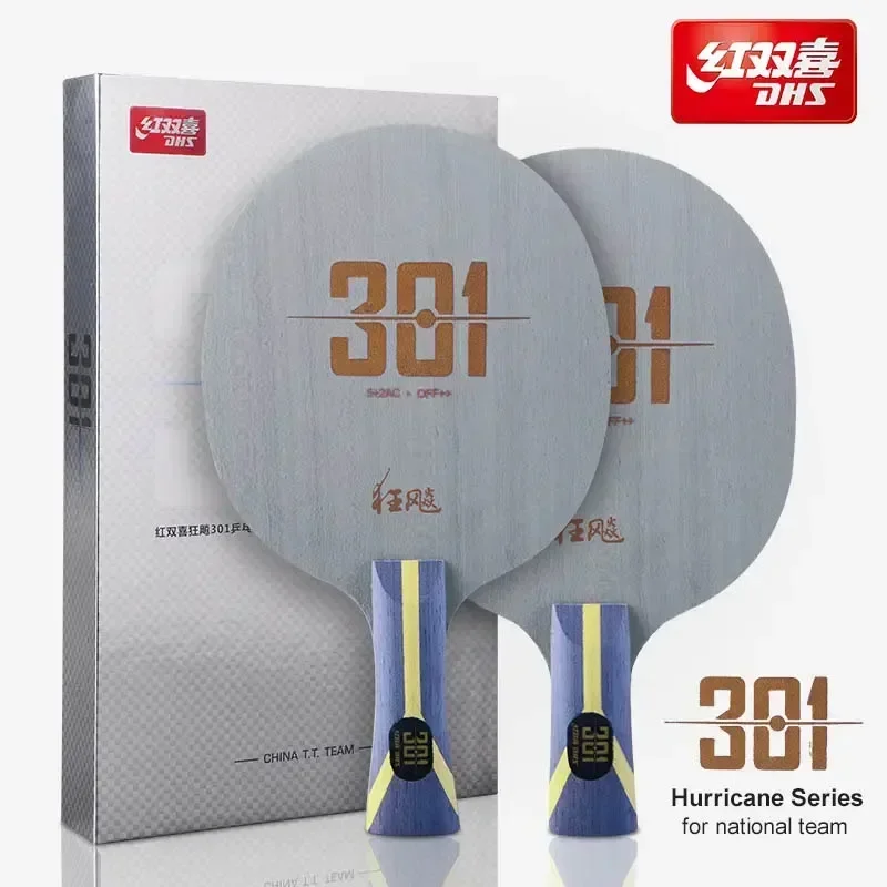 Original  DHS Hurricane 301 H3 - Table Tennis In Chinese recension och pris